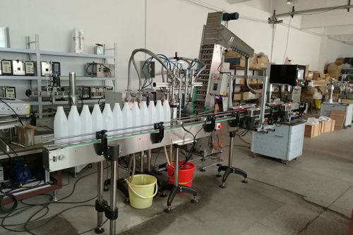 Línea de llenado de leche