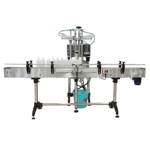 Llenadora y taponadora con bombas de engranajes multicabezal DLF200-2QS/4QS+SCM-300C
