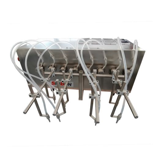 Llenadora semiautomática con bomba magnética de sobremesa 